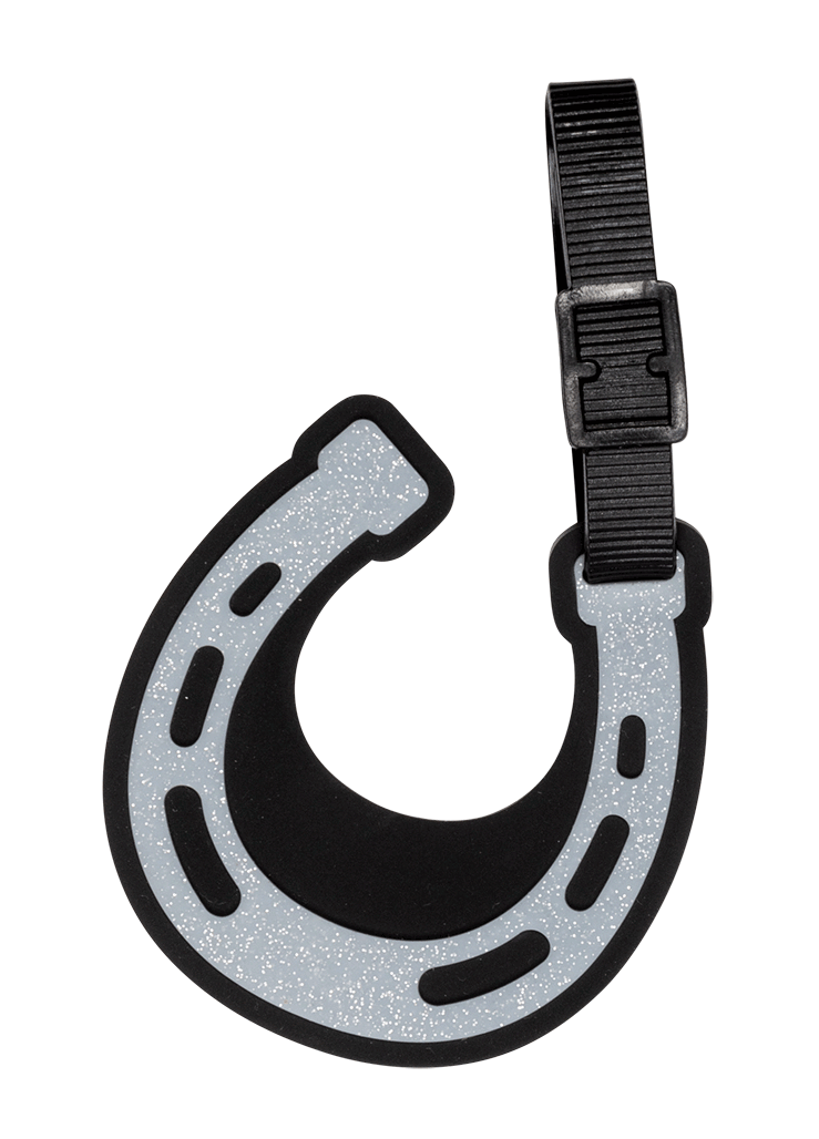 Bag Tag - Black & White Horses