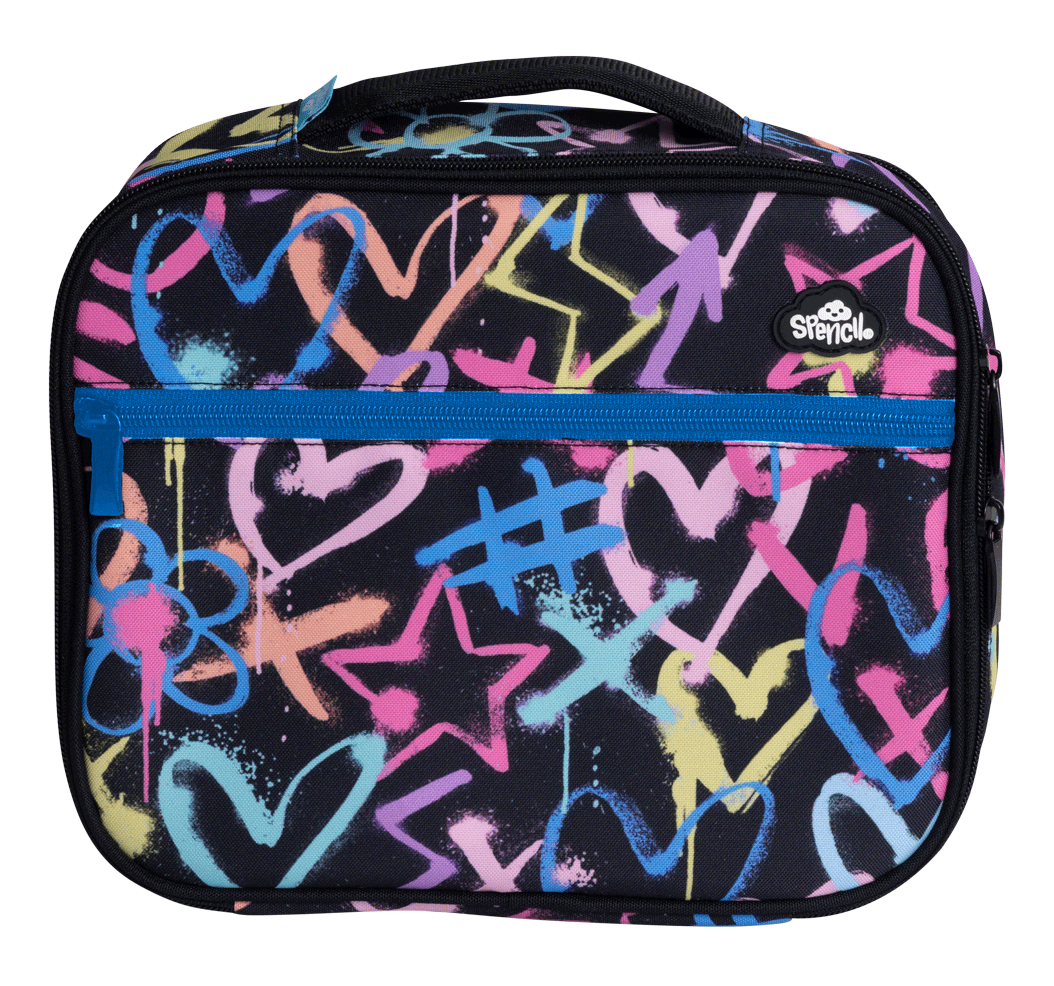 Big Cooler Lunch Bag - Hearts & Crosses