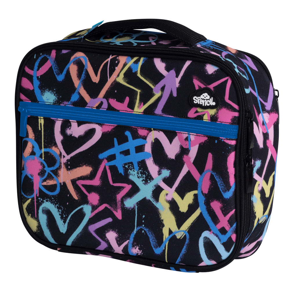Big Cooler Lunch Bag - Hearts & Crosses