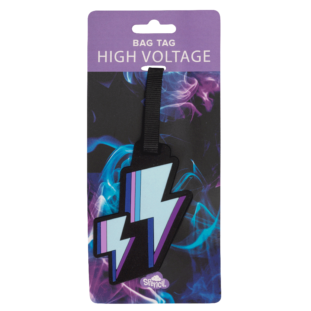 Bag Tag - High Voltage