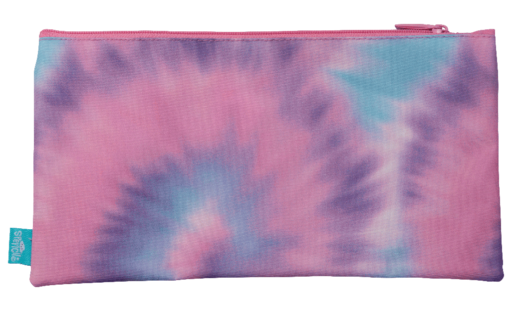 Twin Zip Pencil Case - Tie Dye Splash