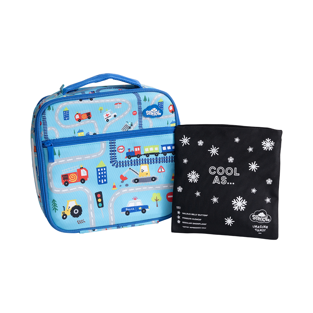 Little Cooler Lunch Bag + Chill Pack - Tiny Town