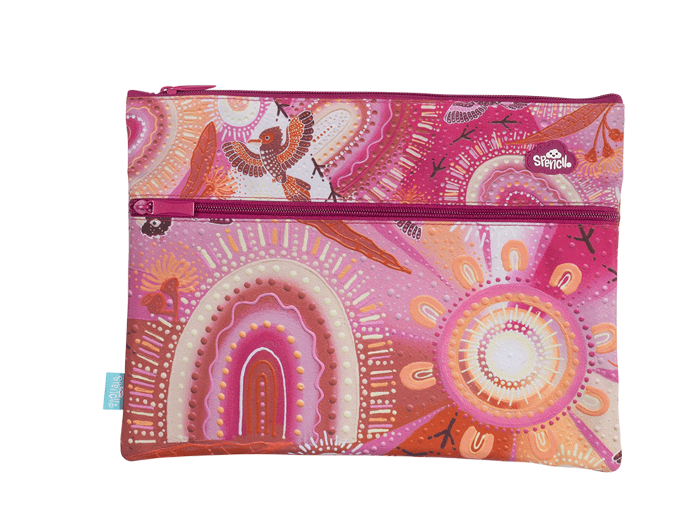 A4 Twin Zip Pencil Case - Yarrawala
