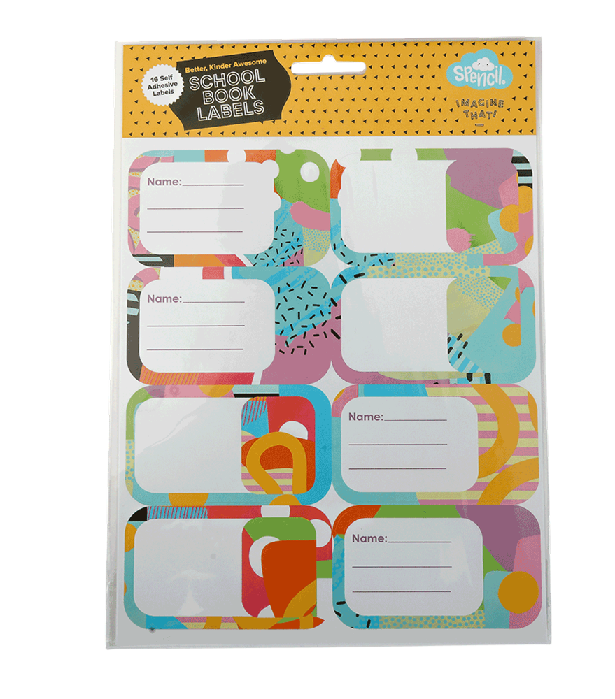 Book Labels - Colourburst