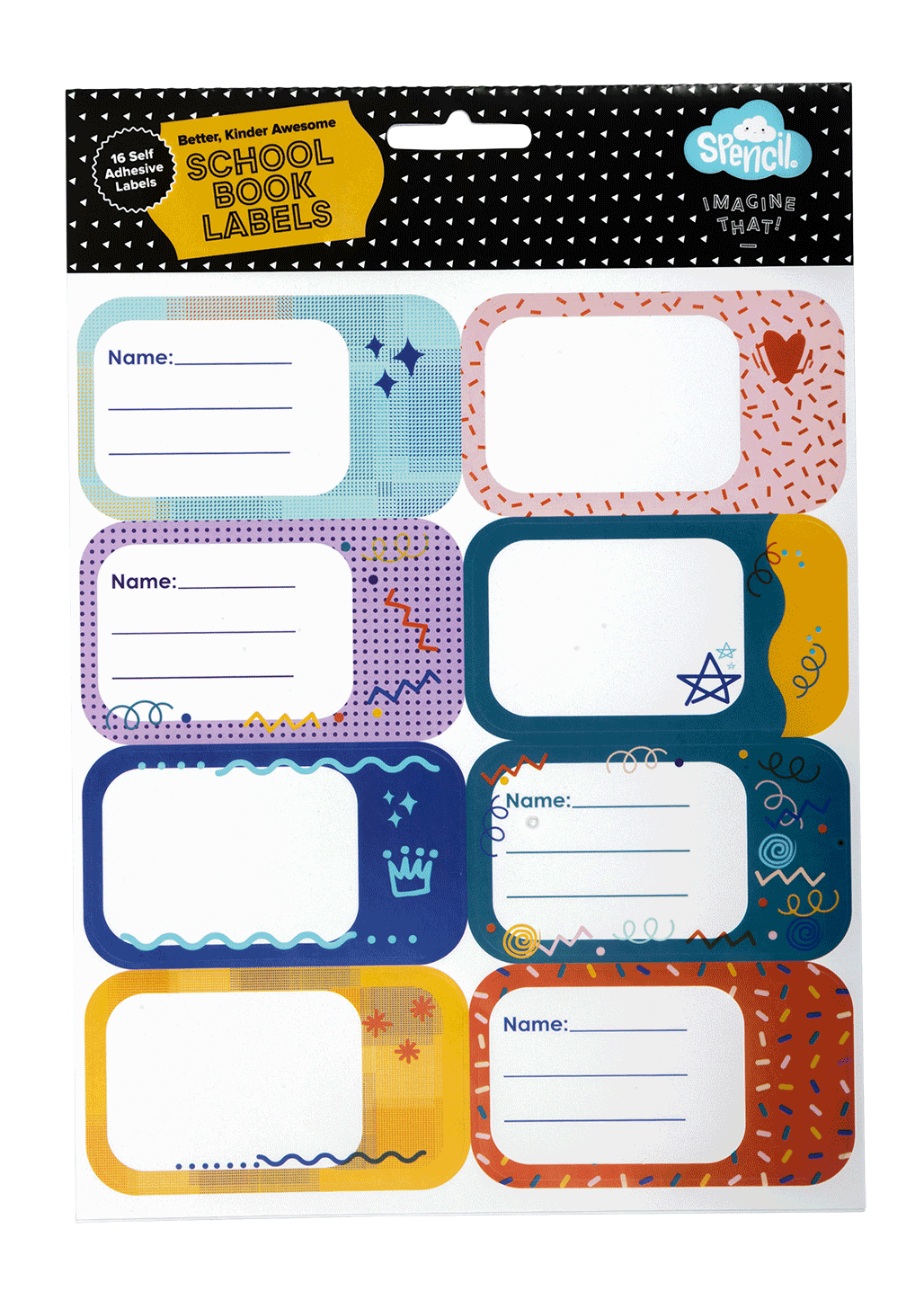 Book Labels - Multicolour