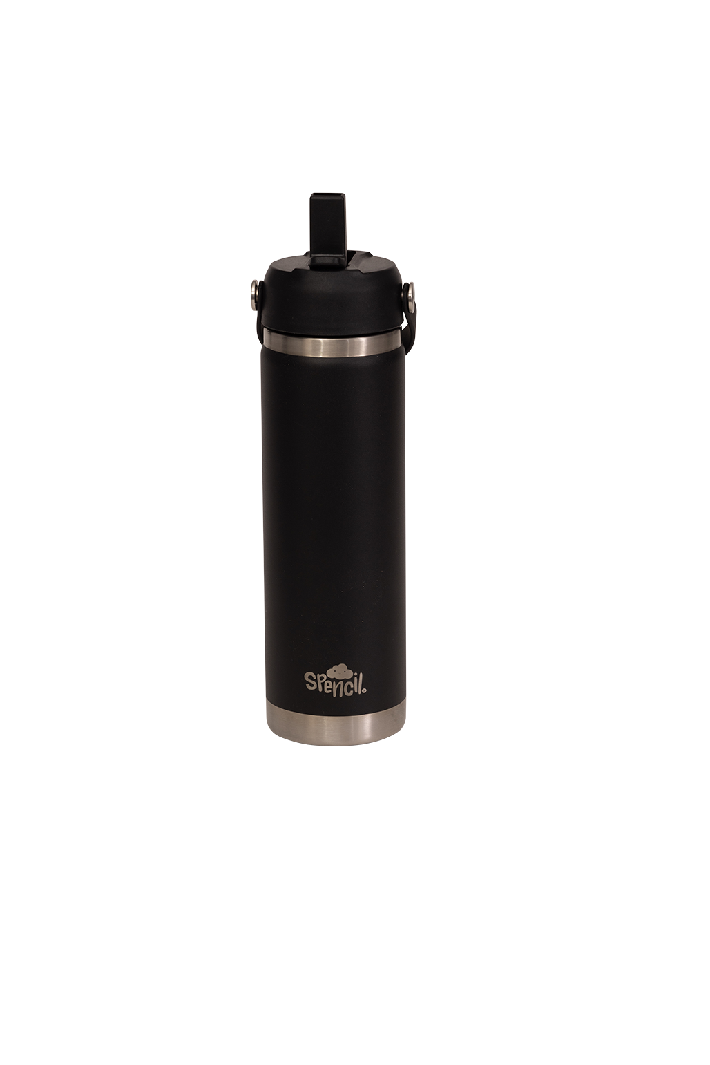 Big Insulated Water Bottle 650ml - Black