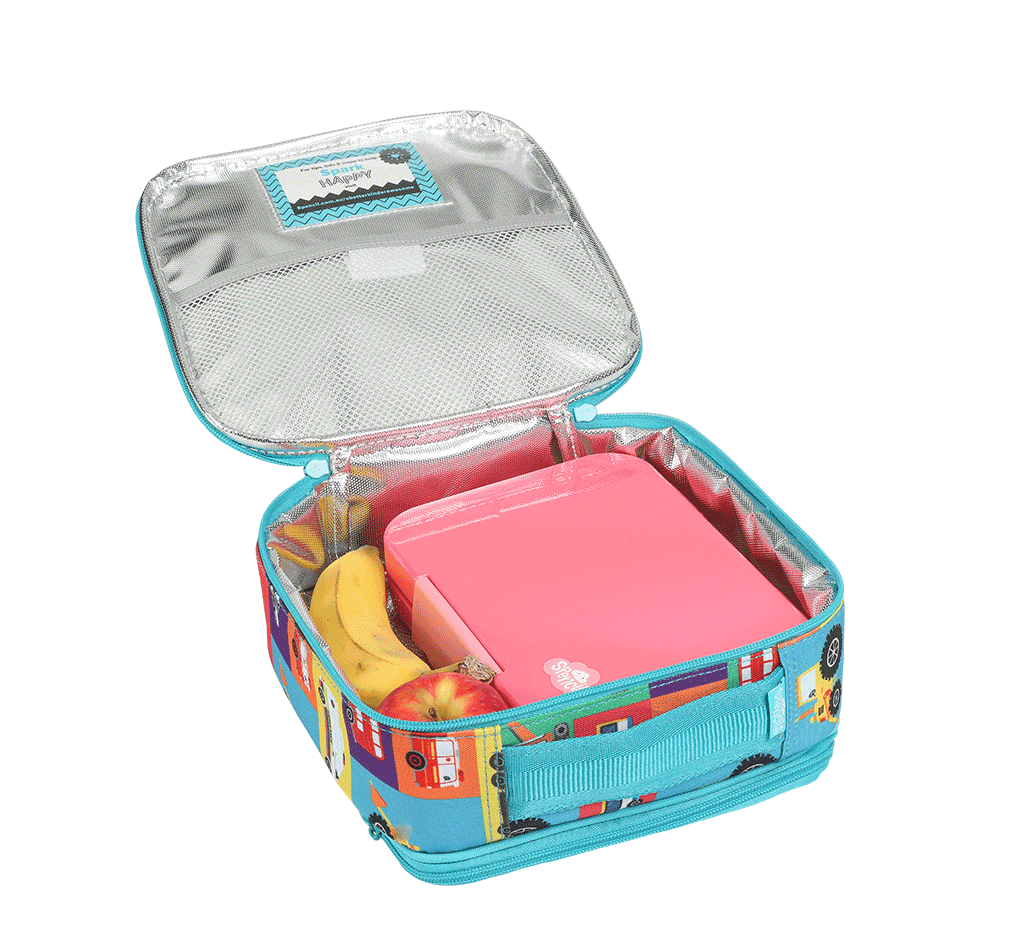 Little Cooler Lunch Bag - Transport Town