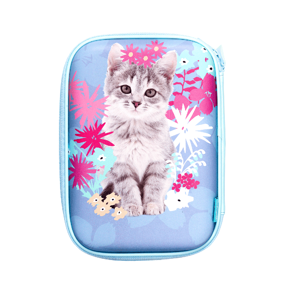 Hard Head Pencil Case - Miss Meow