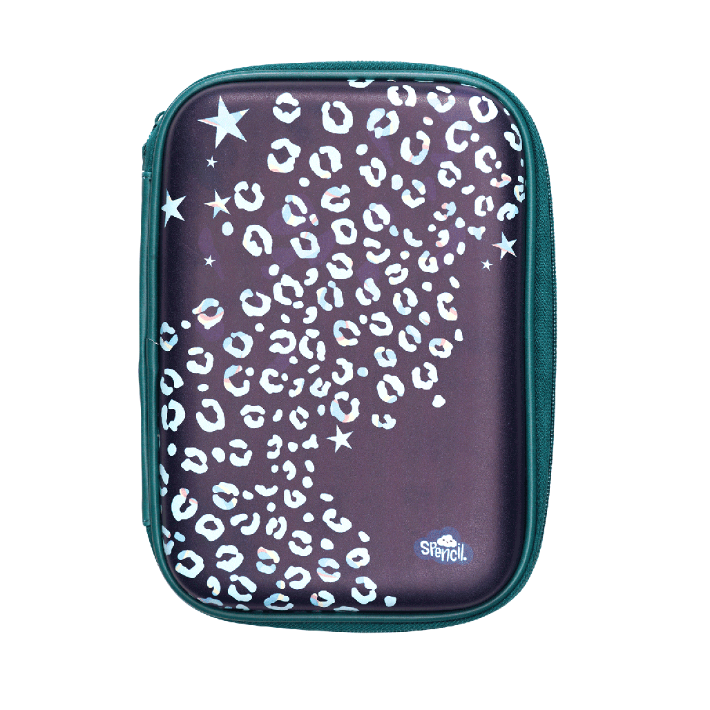 Hard Head Pencil Case - Leopard Queen