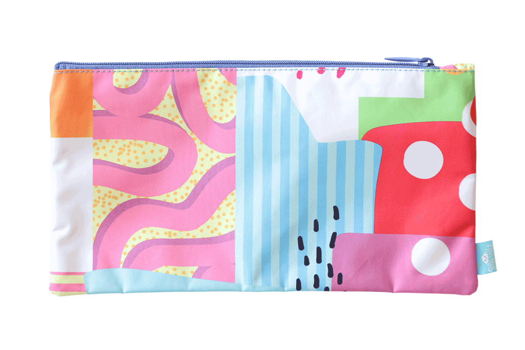 Twin Zip Pencil Case - Colourburst