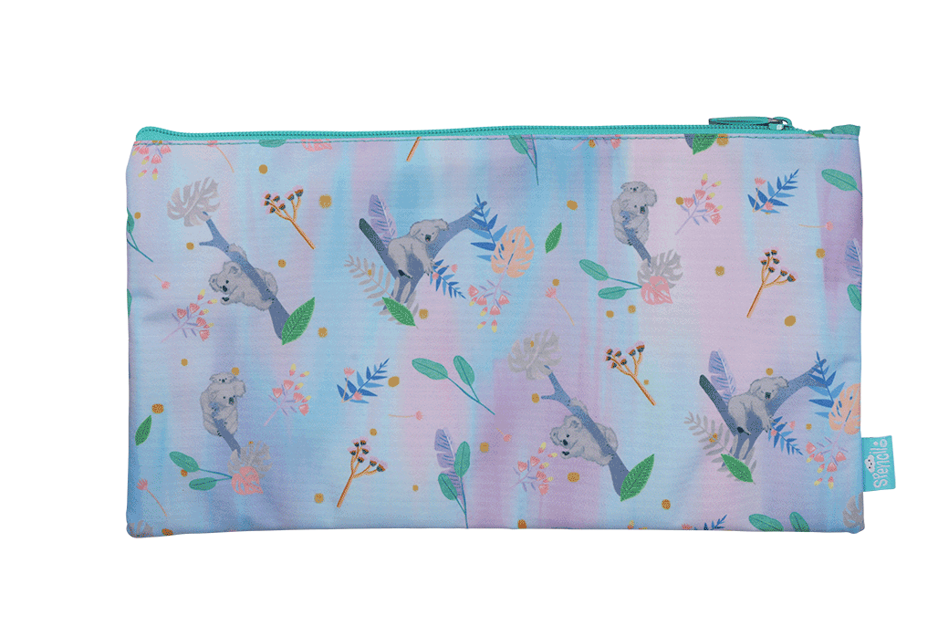 Twin Zip Pencil Case - Koala Daydream