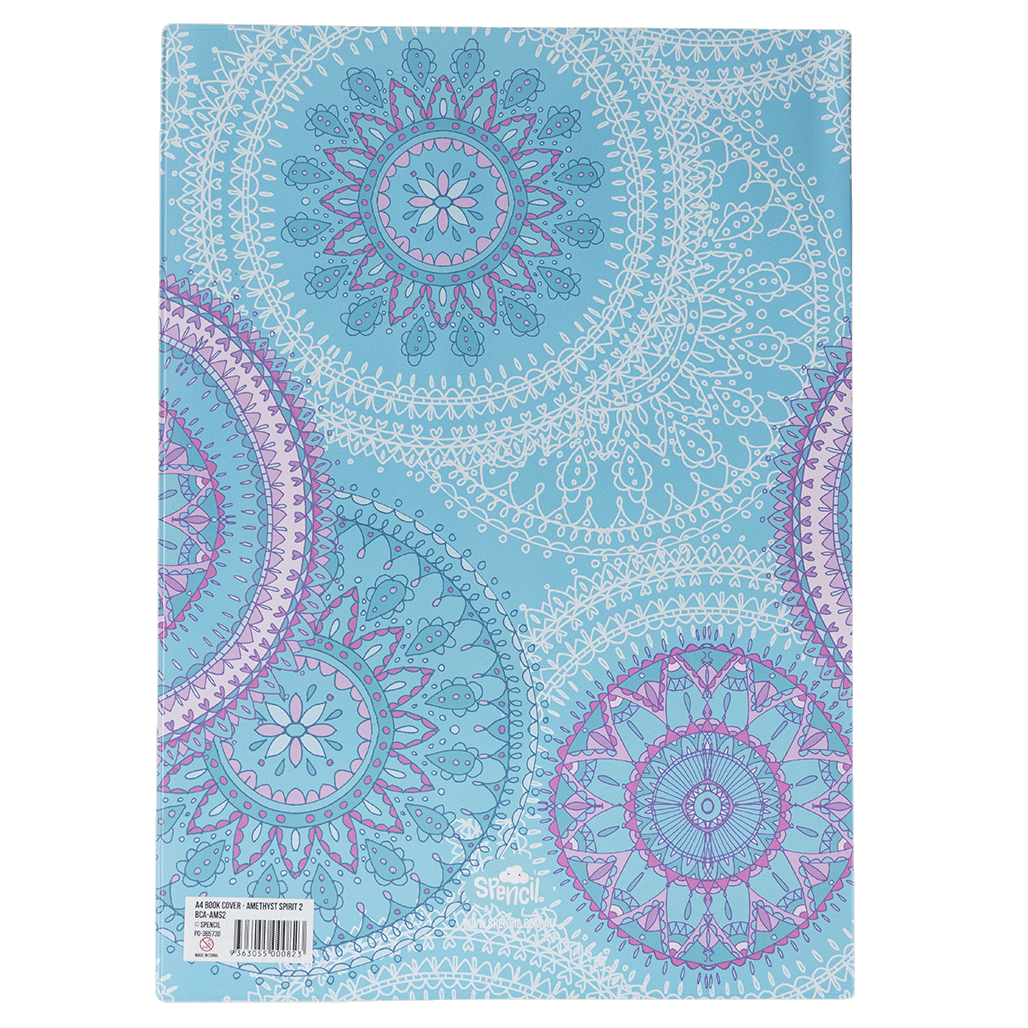 A4 Book Cover - Amethyst Spirit 2