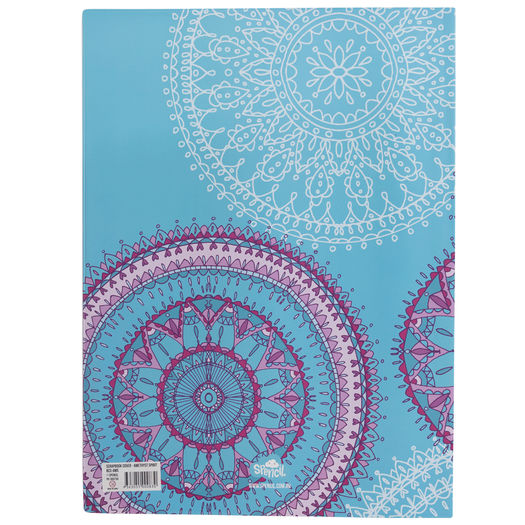 A4 Book Cover - Amethyst Spirit