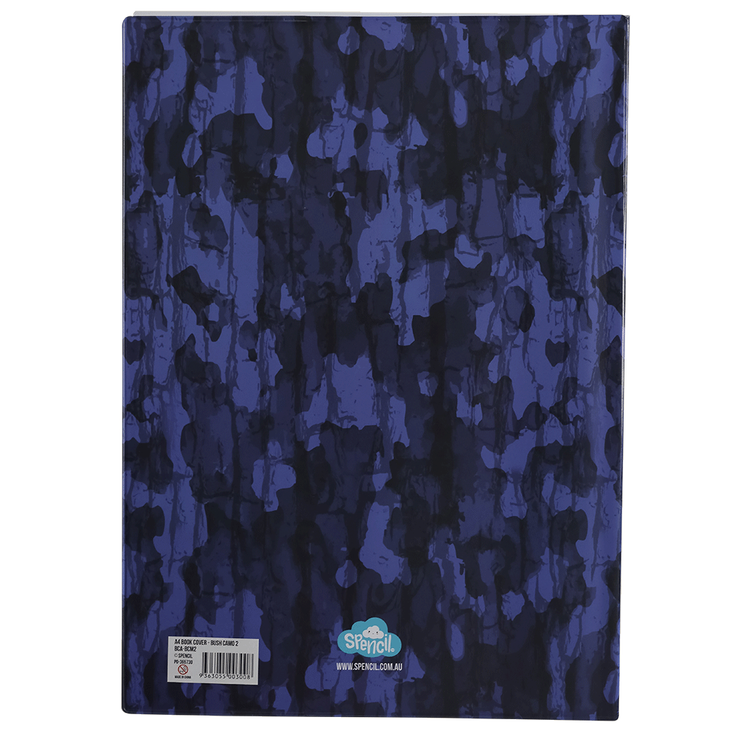 A4 Book Cover - Bush Camo 2