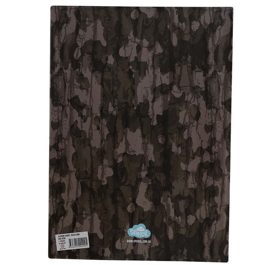 A4 Book Cover - Bush Camo