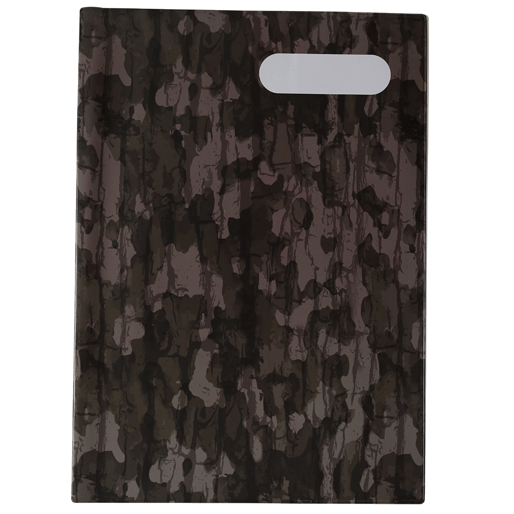 A4 Book Cover - Bush Camo