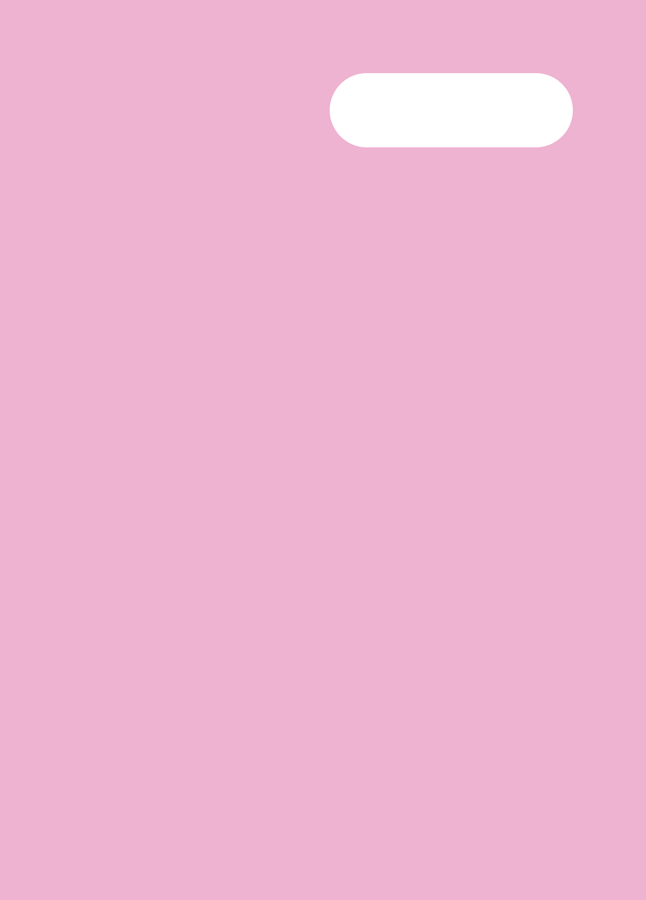 A4 Book Cover - Pale Pink