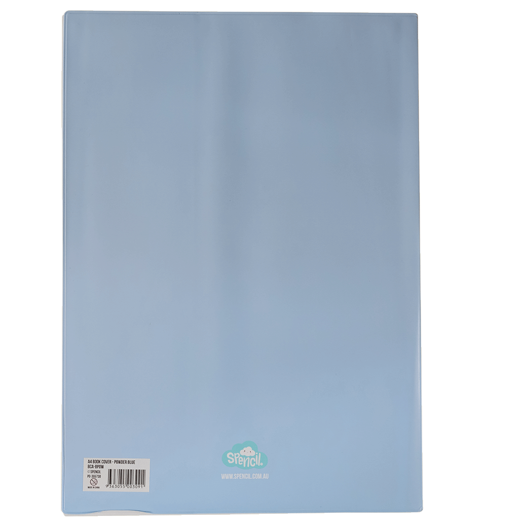 A4 Book Cover - Powder Blue