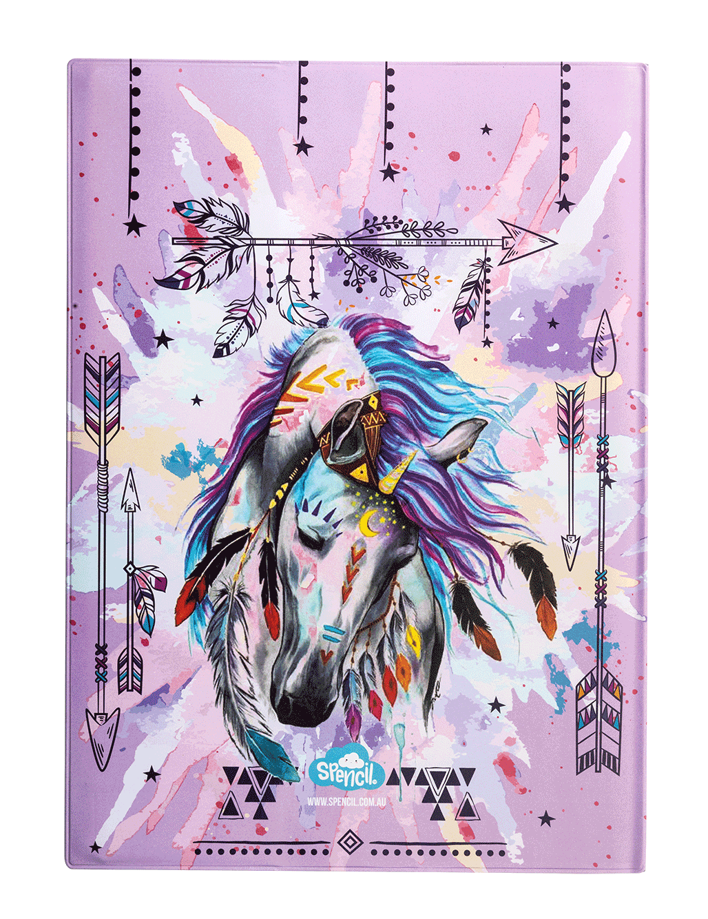 A4 Book Cover - Dreamcatcher Horse I