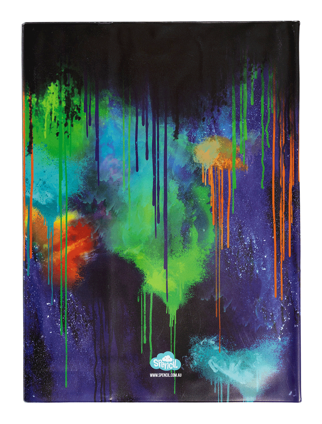 A4 Book Cover - Colour Drip 1