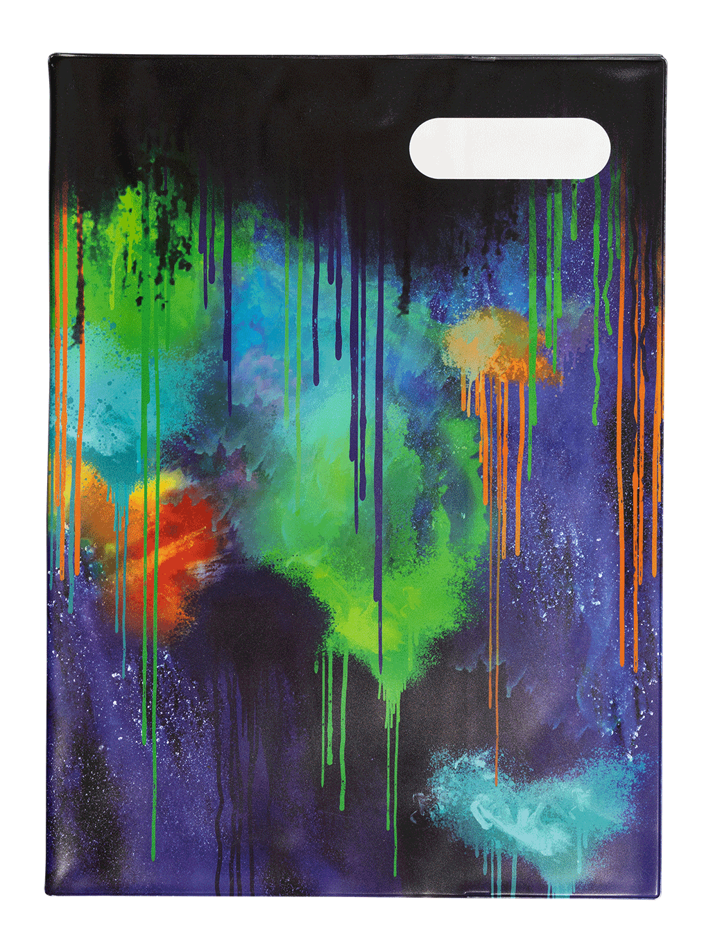 A4 Book Cover - Colour Drip 1