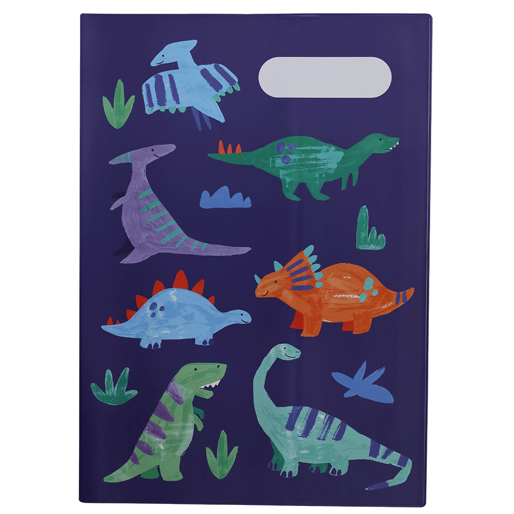 A4 Book Cover - Dino Pals