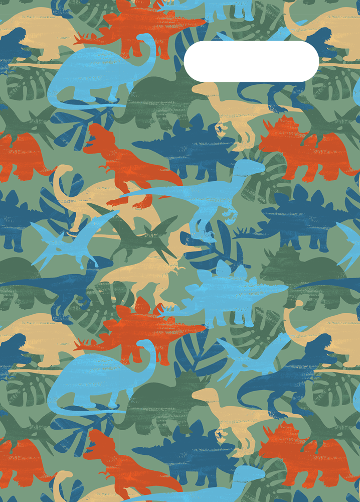 A4 Book Cover - Dinosaur Safari
