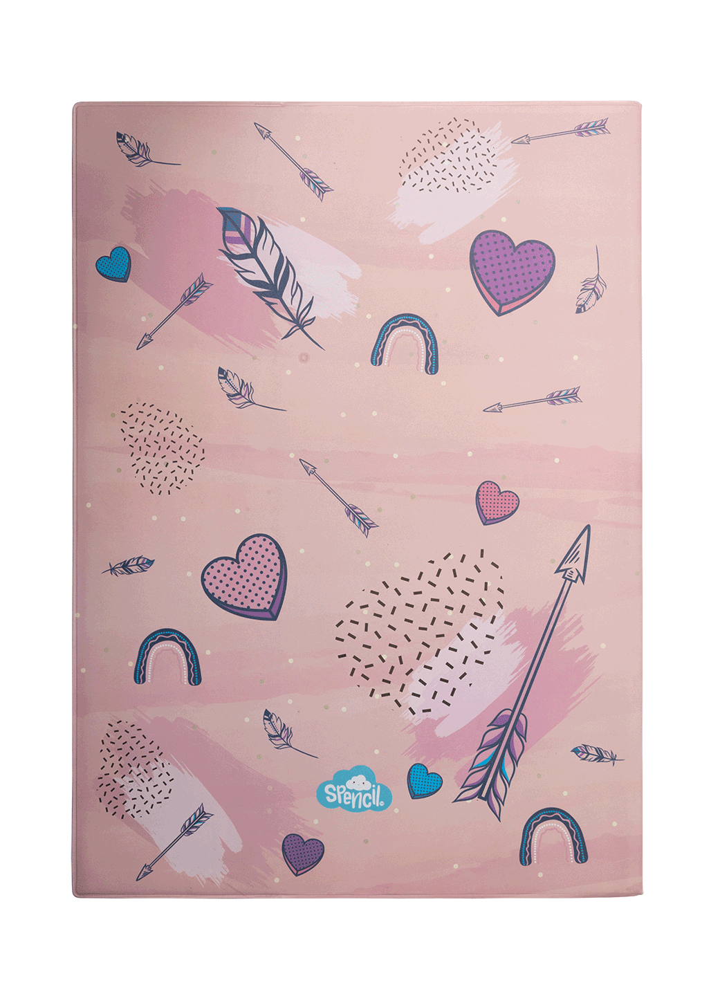 A4 Book Cover - Hearts & Arrows 2