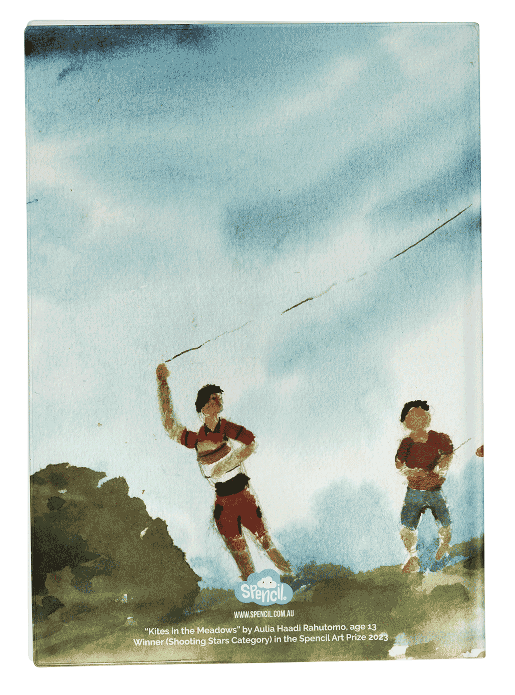 A4 Book Cover - Kites in the Meadow