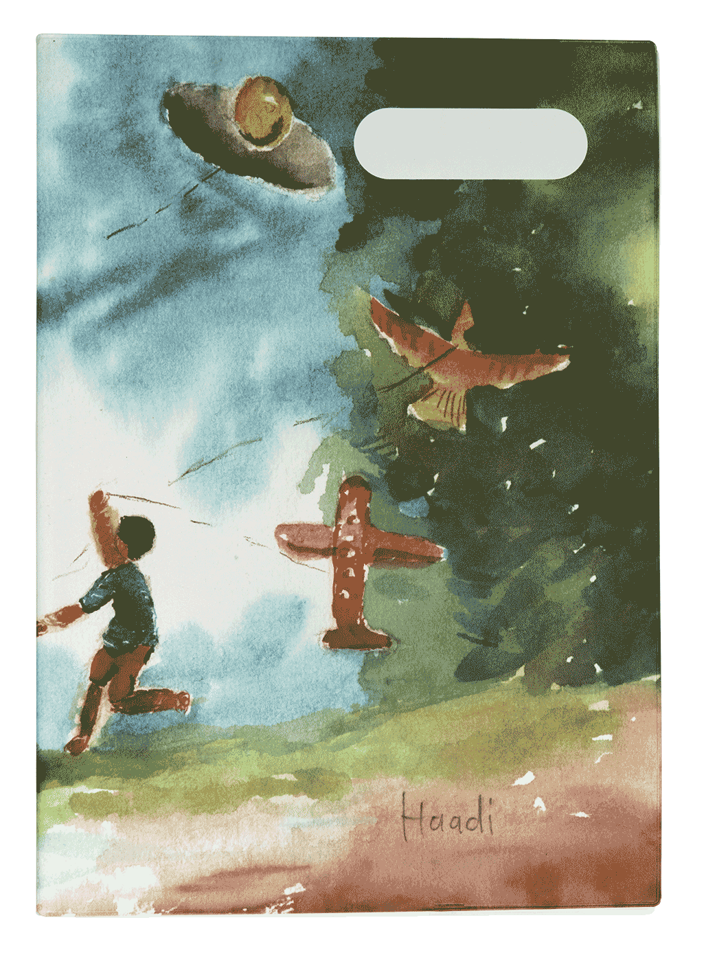 A4 Book Cover - Kites in the Meadow