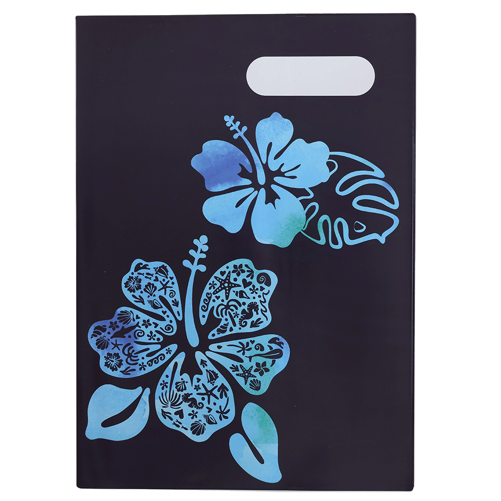 A4 Book Cover - Midnight Hibiscus 2