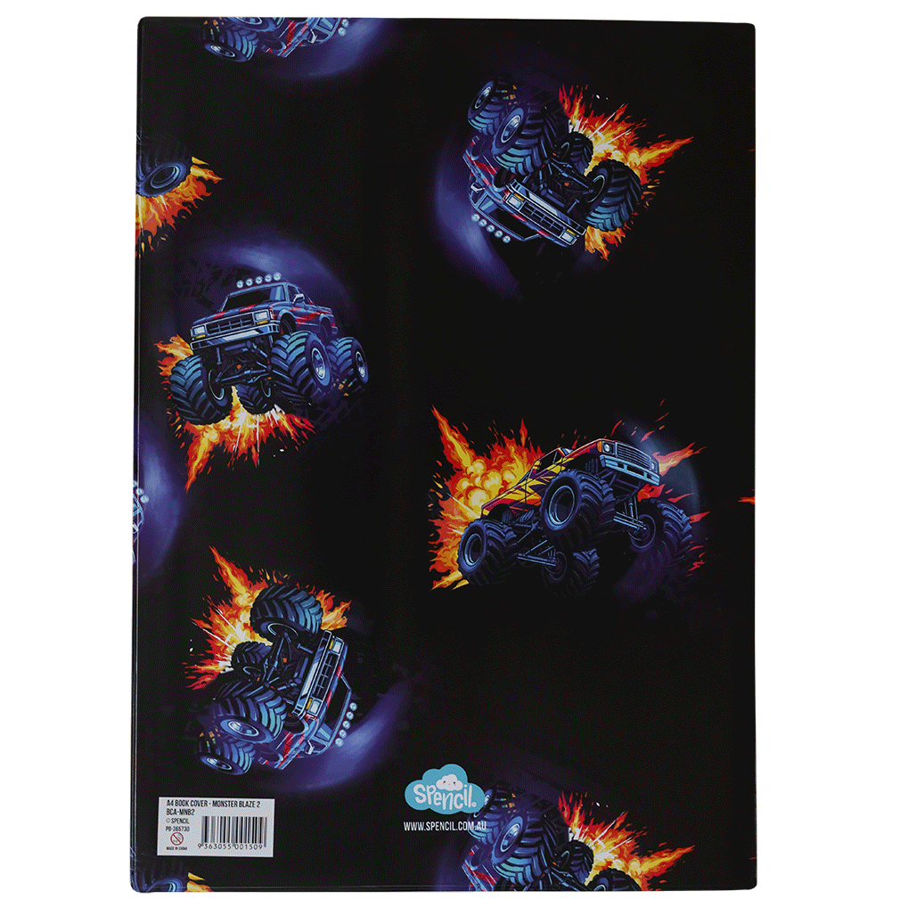 A4 Book Cover - Monster Blaze 2