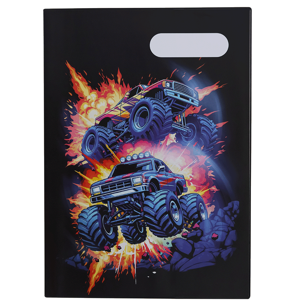A4 Book Cover - Monster Blaze