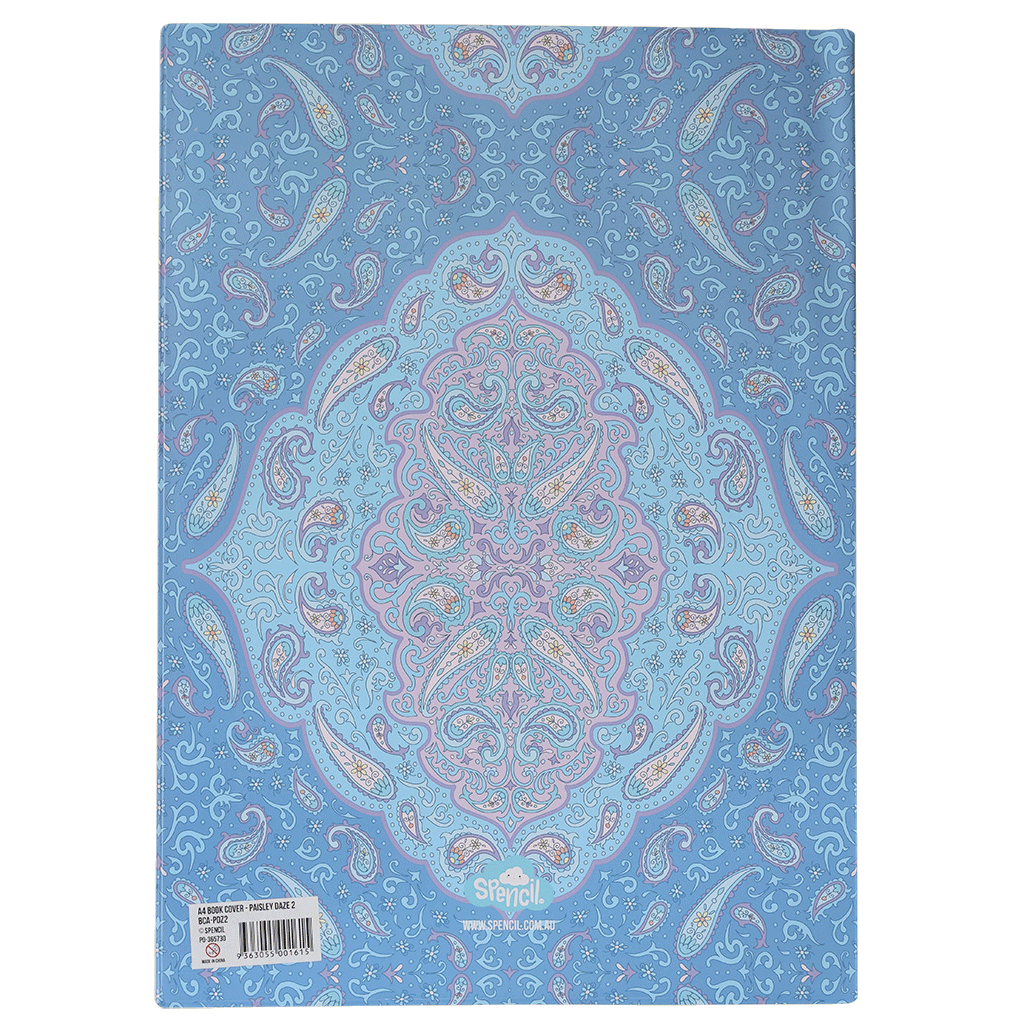 A4 Book Cover - Paisley Daze 2
