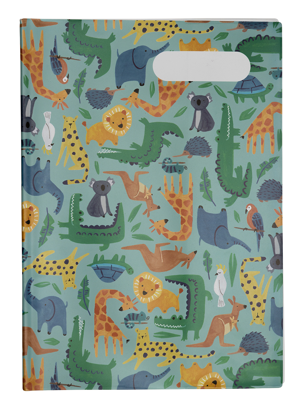 A4 Book Cover - Safari Puzzle 1