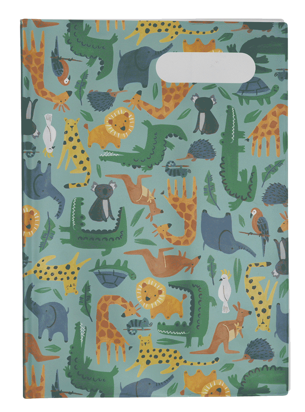 A4 Book Cover - Safari Puzzle 2
