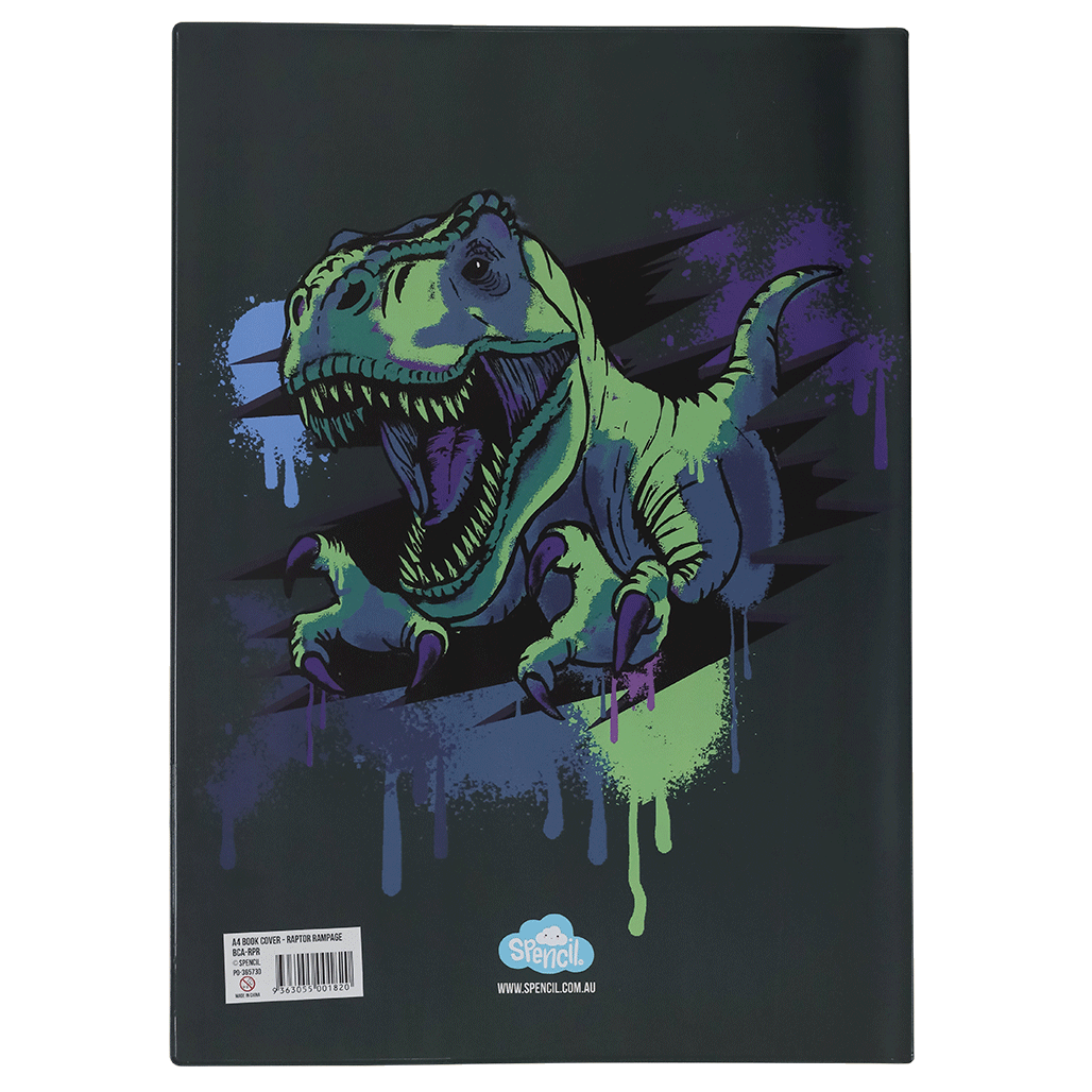 A4 Book Cover - Raptor Rampage