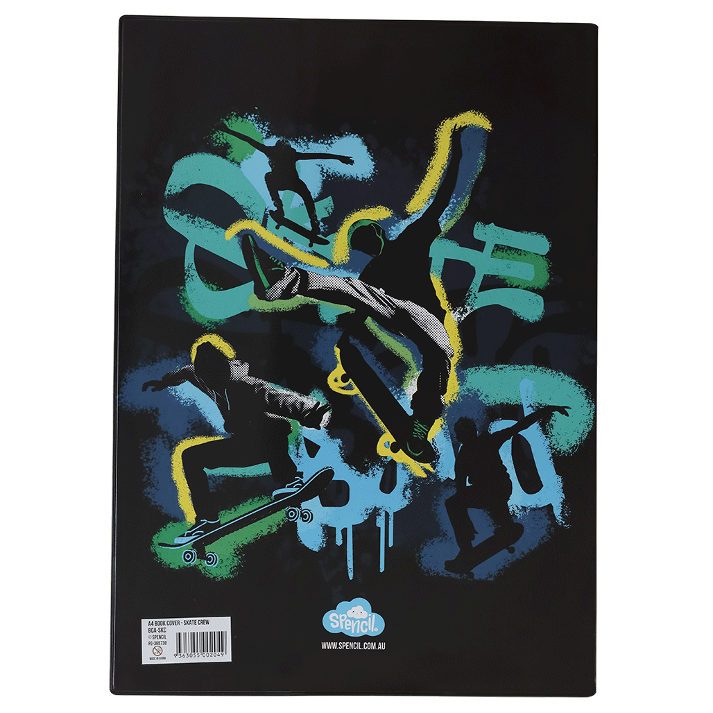 A4 Book Cover - Skate Crew