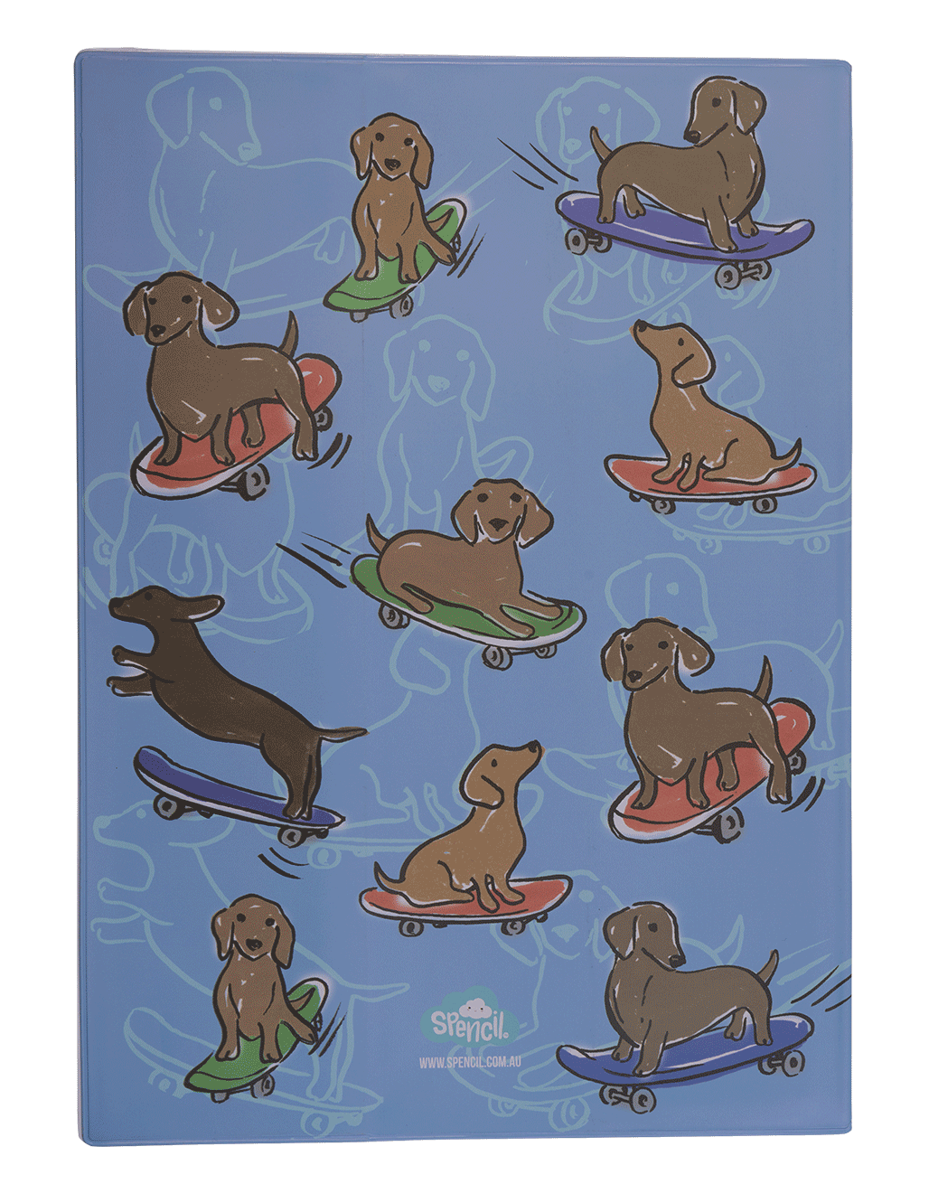 A4 Book Cover - Skate Dogs