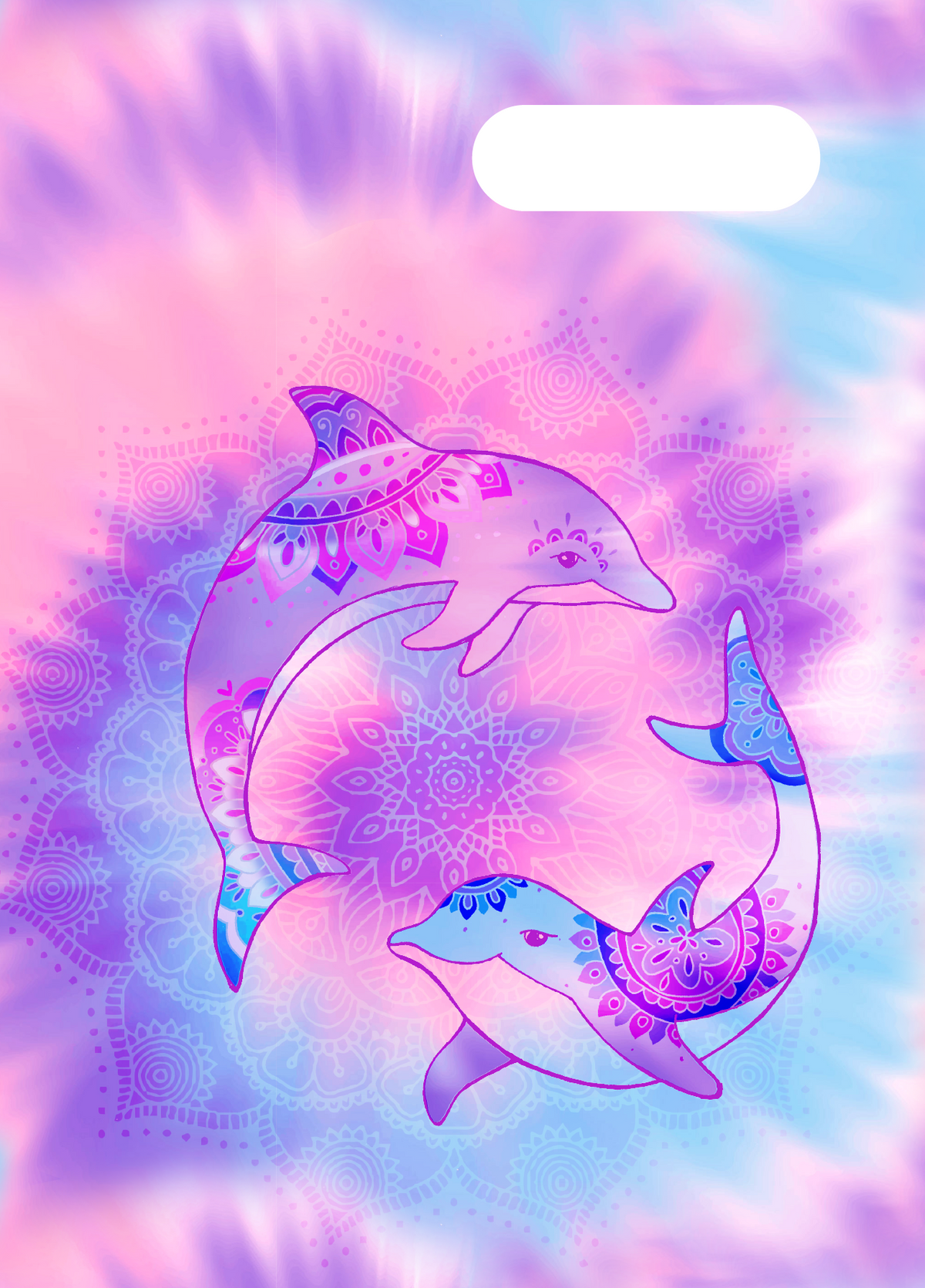 A4 Book Cover - Tie Dye Splash