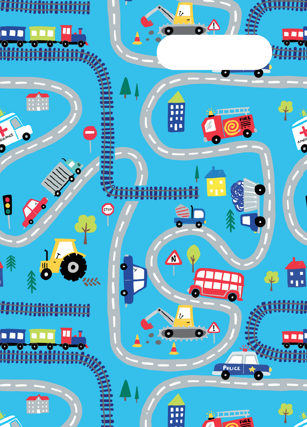 A4 Book Cover - Tiny Town