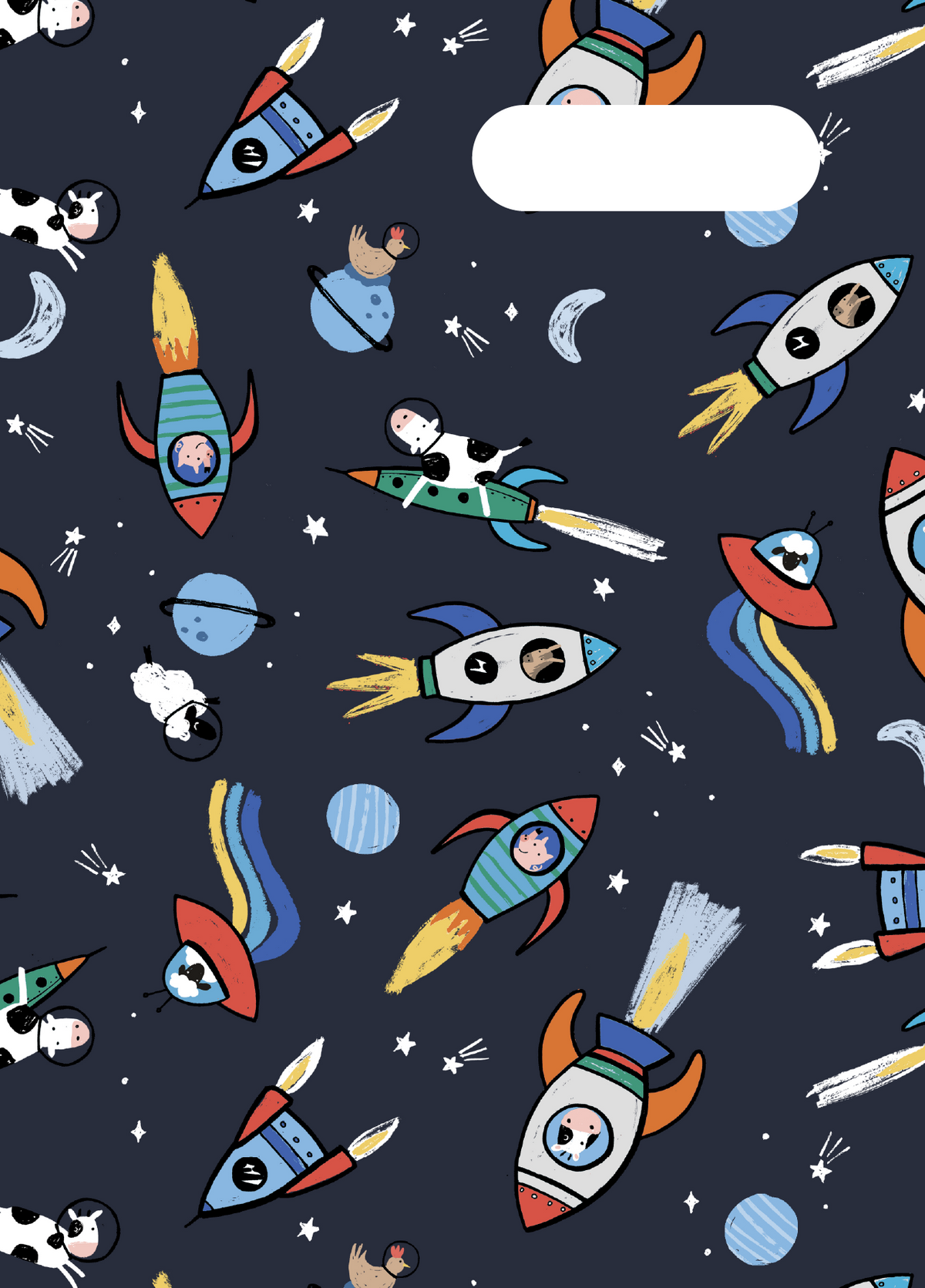 A4 Book Cover - Over The MOOOn 1