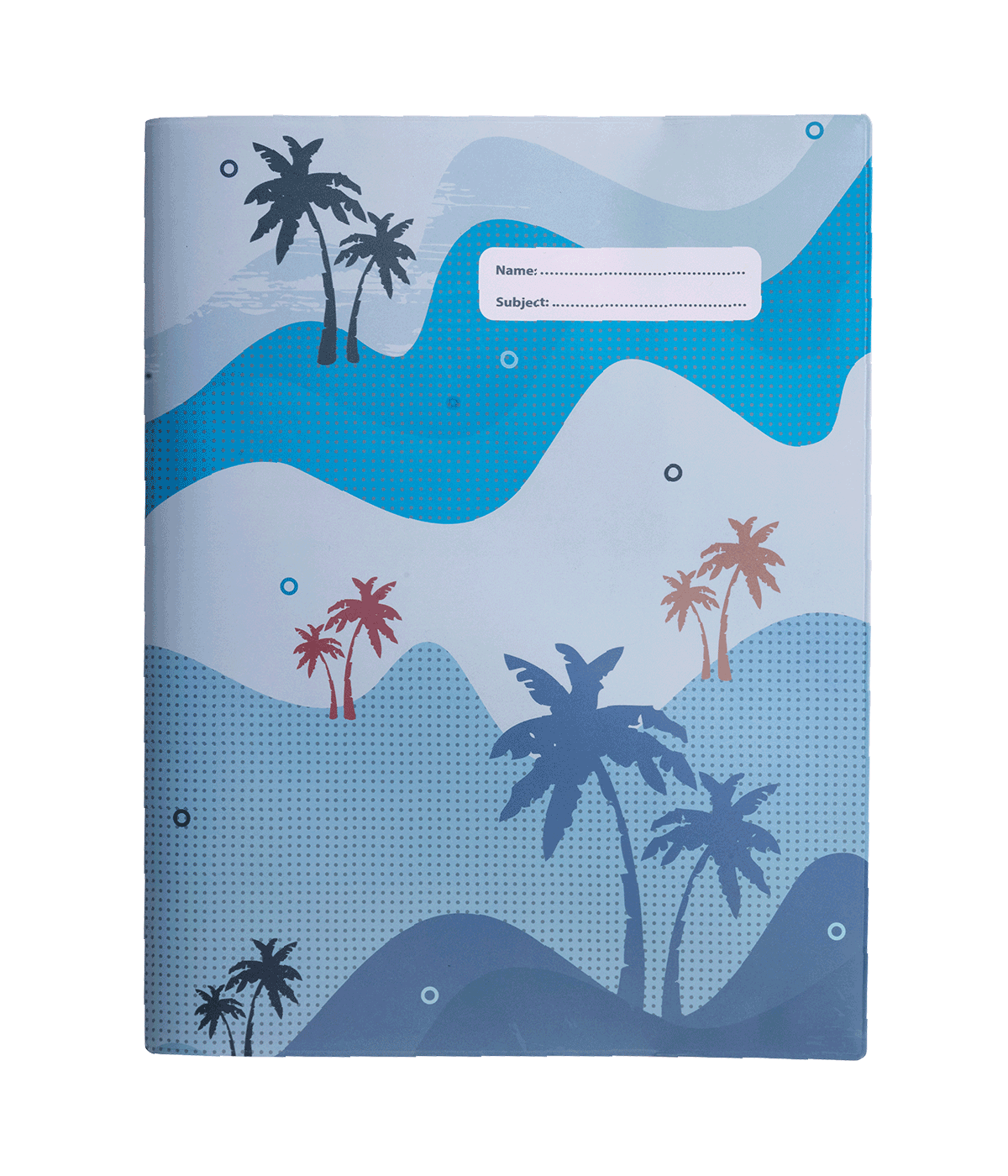 9x7 Exercise Book Cover - Cool Dunes 1