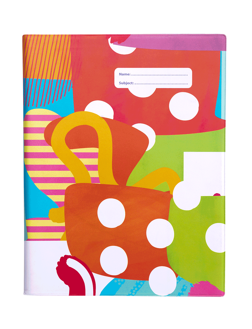 9x7 Exercise Book Cover - Colourburst 2