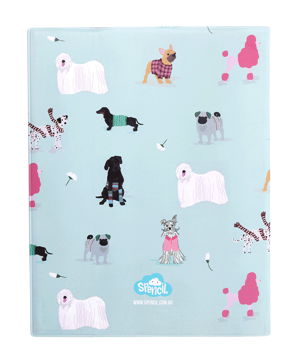9x7 Exercise Book Cover - Pooches on Parade 2