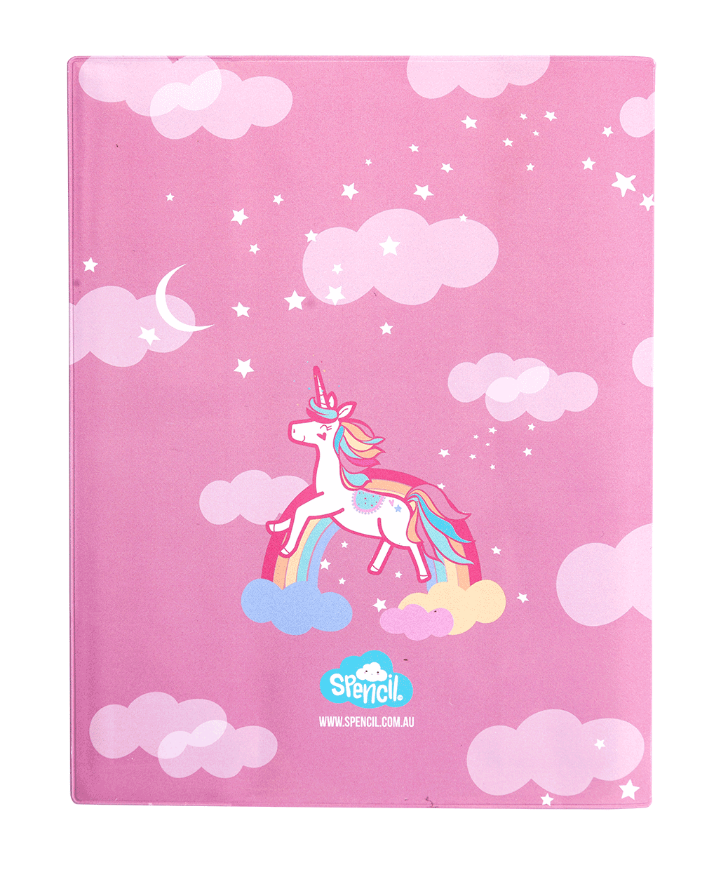 9x7 Exercise Book Cover - Rainbow Unicorn