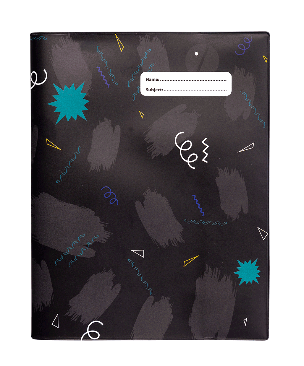9x7 Exercise Book Cover - Shape Explosion 1