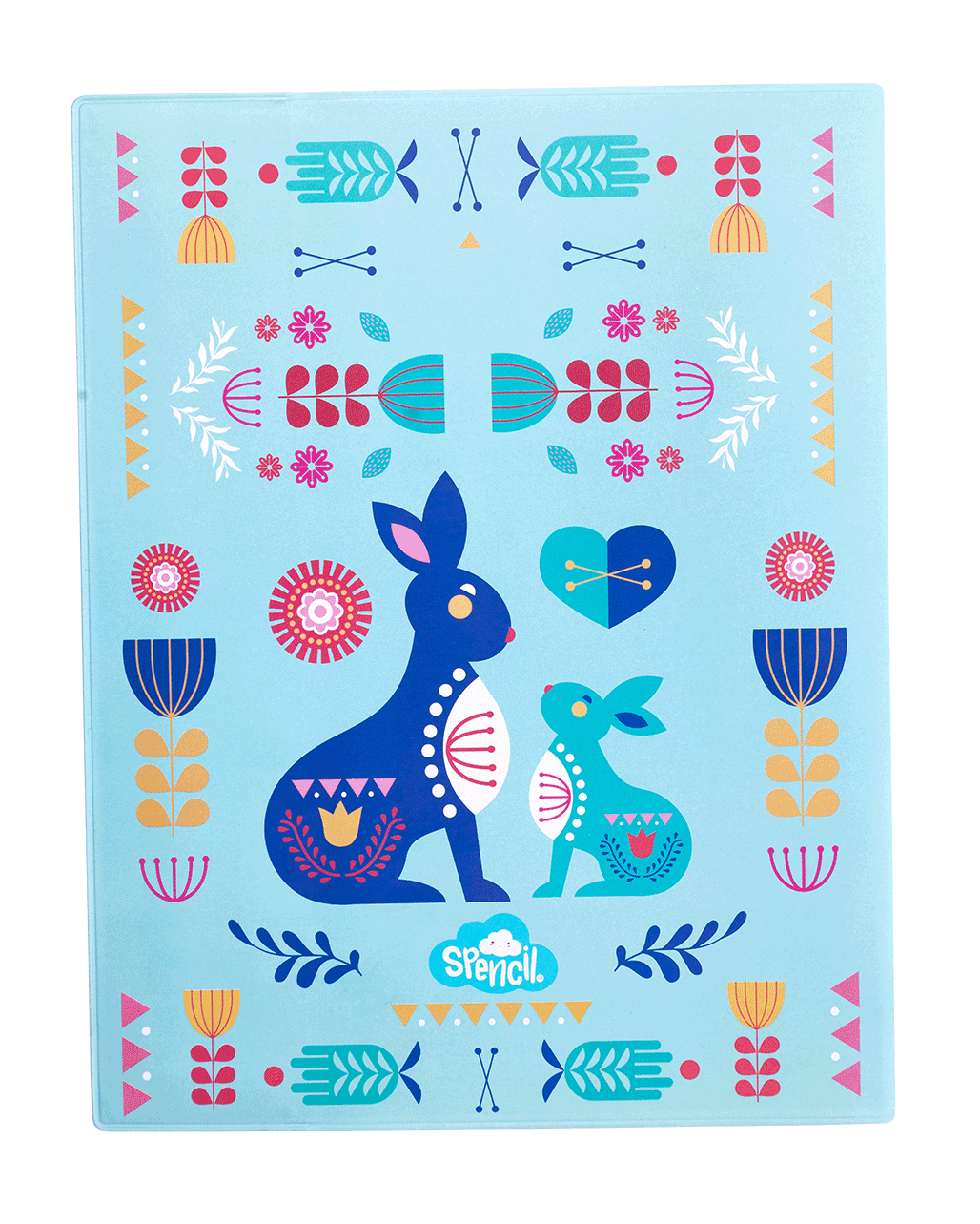 9x7 Exercise Book Cover - Unicornia 4