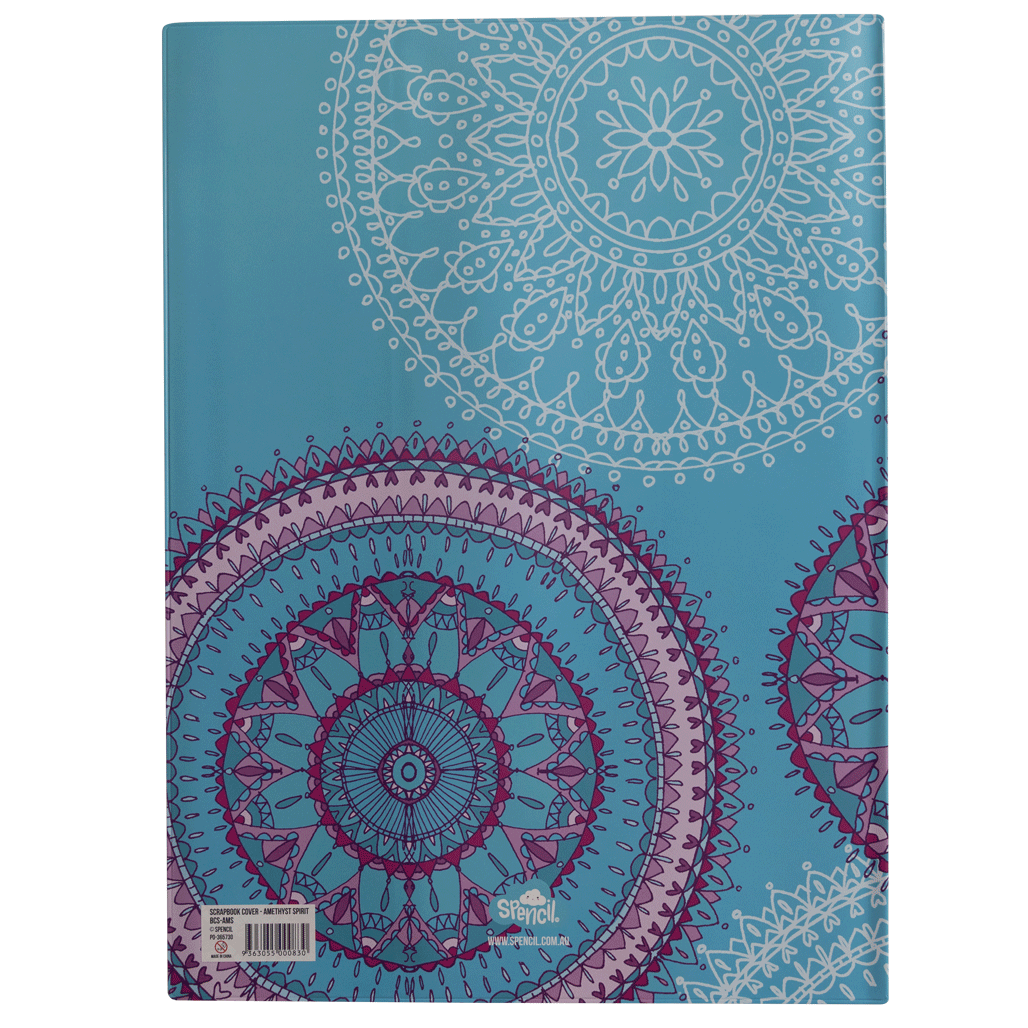 Scrapbook Cover - Amethyst Spirit