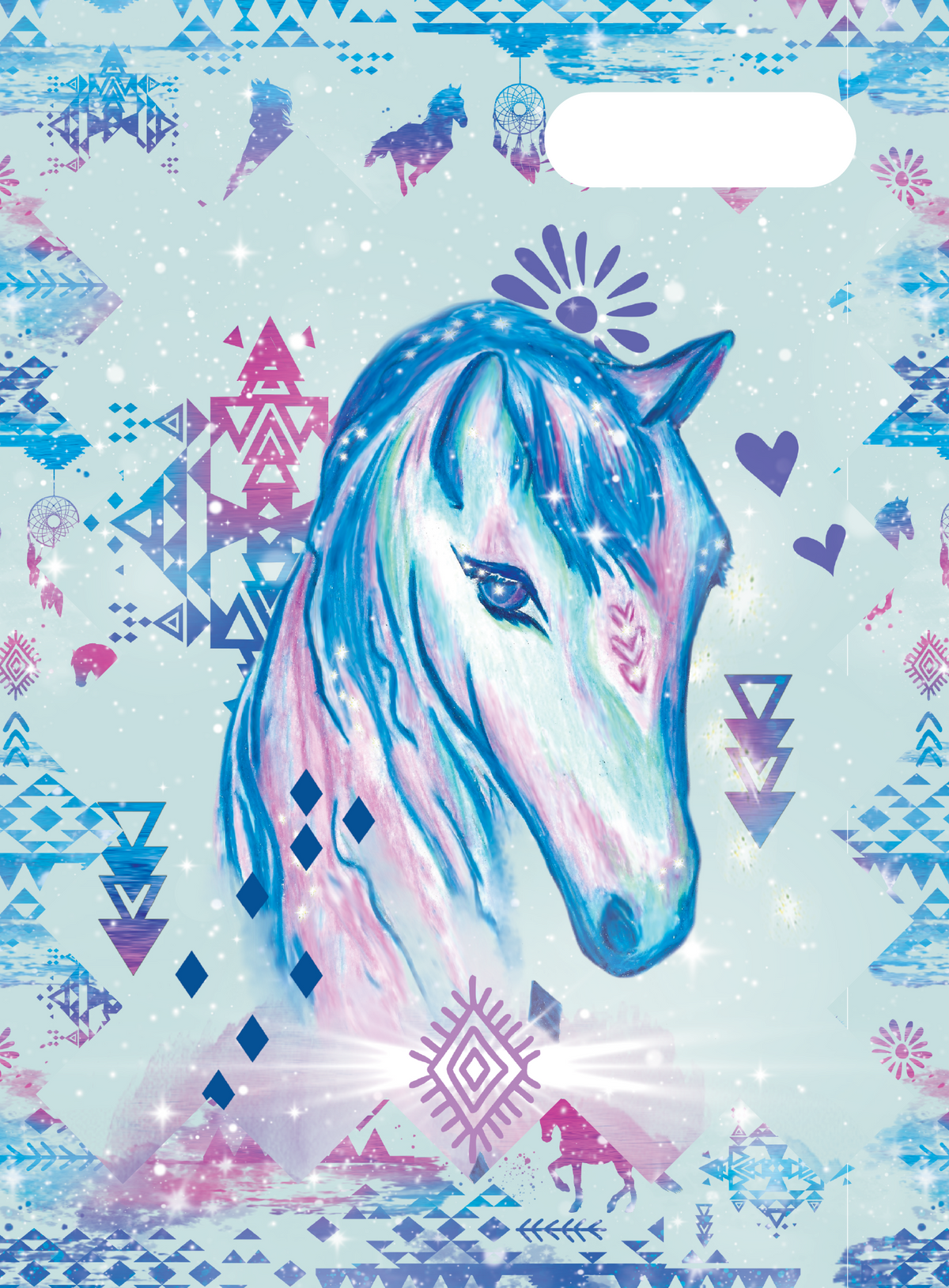 Scrapbook Cover - Aztec Horse 1